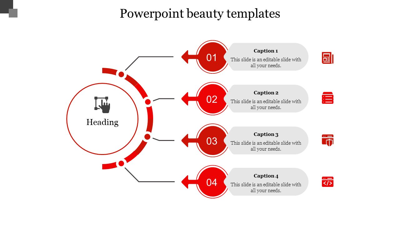 powerpoint beauty templates-Red